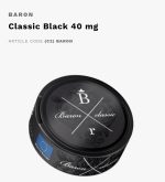 Baron classic BLACK