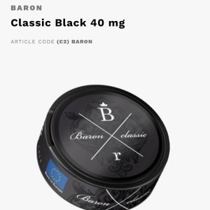 Baron classic BLACK