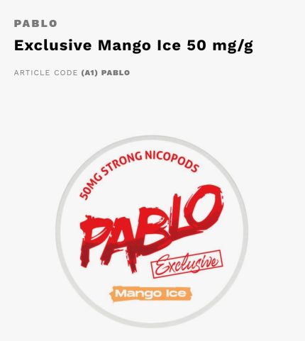Pablo Exclusive Mango Ice