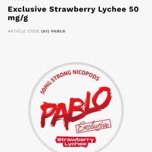 PABLO Exclusive Strawberry Lychee