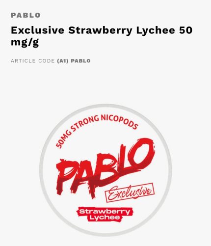 PABLO Exclusive Strawberry Lychee