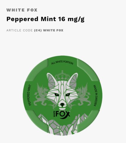 White Fox Peppered Mint